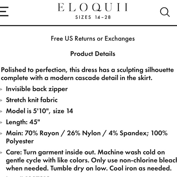 Dress with Skirt Cascade - Picture 4 of 8